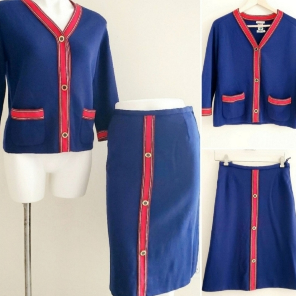 50s/60s VTG Abercrombie and Fitch Skirt Suit